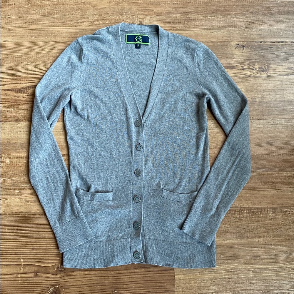 C. Wonder Grey Cardigan Sweater Size Small
